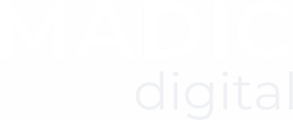 Logo MADIC Digital Blanc