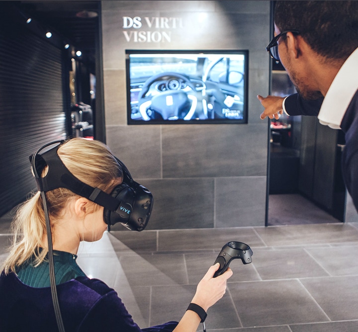 Animation de réalité virtuelle mis en place par MADIC Digital pour Ds automobiles 3